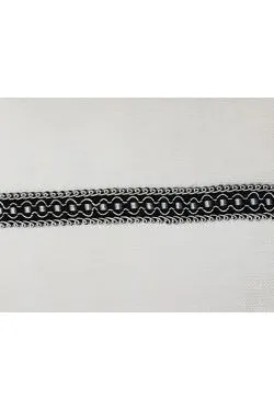 Passamaneria con nastrino raso