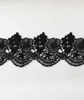 Pizzo leggero nero