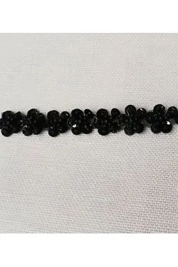 Passamaneria roselline nero