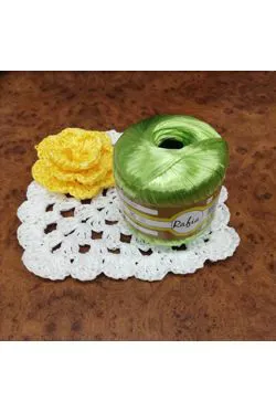 Raffia verde brillante