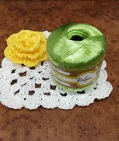 Raffia verde brillante