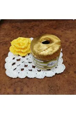 Raffia in viscosa colore oro