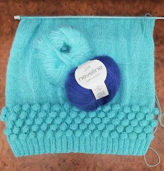 Neveline super mohair colore jeans
