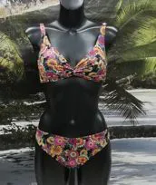 Bikini senza ferretto fantasia