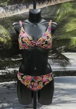 Bikini senza ferretto fantasia