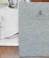 Maglia manica corta grigio