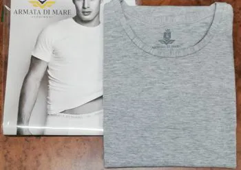 Maglia manica corta grigio
