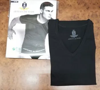maglia manica corta nero