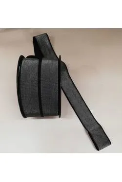 Elastico effetto argentato