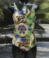 Costume intero fantasia verde
