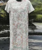 Camicia fantasia bianco