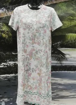 Camicia fantasia bianco