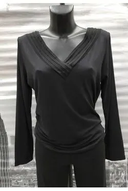Maglia in viscosa nero