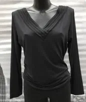 Maglia in viscosa nero