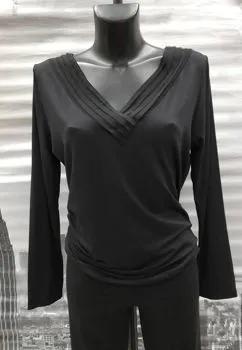 Maglia in viscosa nero
