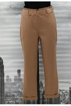 Pantalone colore cammello