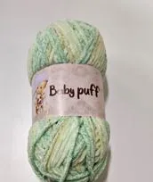 Ciniglia Baby puff verdino