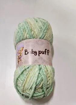 Ciniglia Baby puff verdino