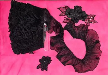 Tulle volant e accessori