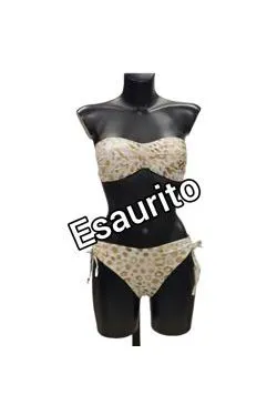 Bikini fascia animalie beige