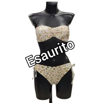 Bikini fascia animalie beige