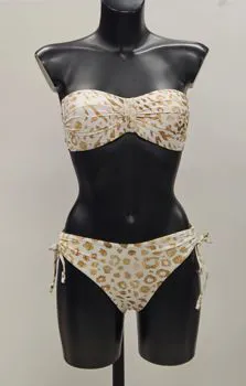 Bikini fascia animalie beige