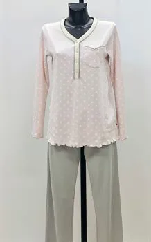 Pigiama caldo rosa