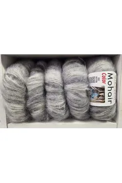 Mohair color grigio