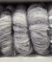 Mohair color grigio