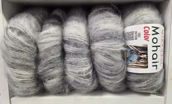 Mohair color grigio