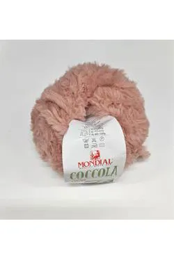 Coccola pelliccia rosa antico