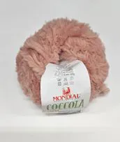 Coccola pelliccia rosa antico
