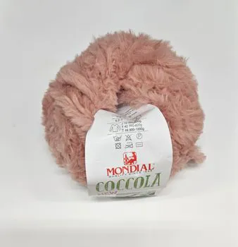 Coccola pelliccia rosa antico