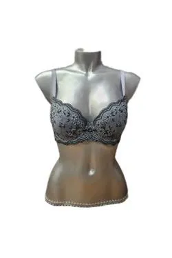 Reggiseno balconcino grigio