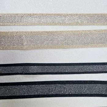 Elastici nero e beige