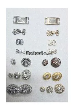 Bottoni accessori in strass