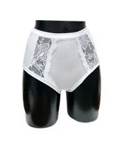 Slip pizzo vita alta