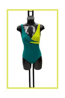 Costume intero bicolore