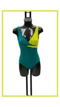 Costume intero bicolore