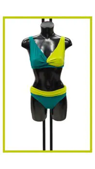 Costume bikini bicolor