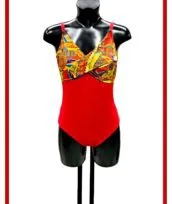 Costume intero fantasia rosso