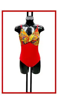 Costume intero fantasia rosso