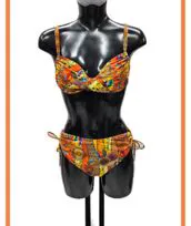 Costume bikini fantasia rosso