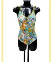 Costume intero fantasia verde
