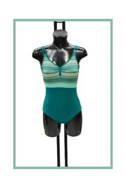 Costume intero verde fantasia