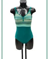 Costume intero verde fantasia