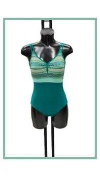 Costume intero verde fantasia