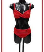 Costume bikini rosso ferretto