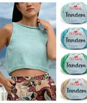 Tandem cotone viscosa