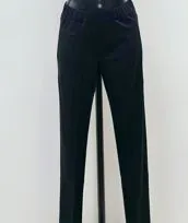 Pantaloni viscosa nero